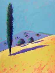 Golden Valley (akryyli kortilla)