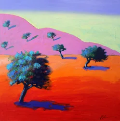 Ibiza, 2021 (akryyli laudalle)