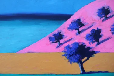 Ibiza II #3, 2022 (akryyli laudalle)