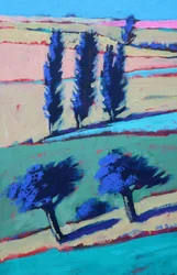 In The Valley #3, 2022 (akryyli taululle)