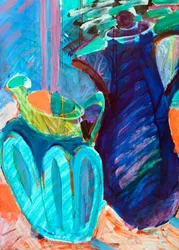 Kannut, 2024 (akryyli paperille)