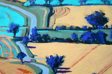Rural Lane #3, 2022 (akryyli taululle)