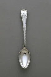 teelusikallinen, c. 1765-1790 (hopea)