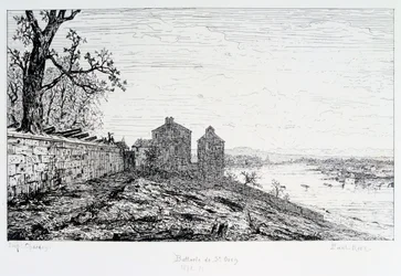St Ouenin patteri, Pariisin piiritys, 1870-1871