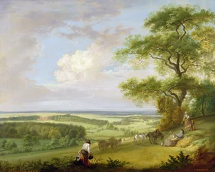 Hackwood Park, Hampshire (öljy kankaalle)