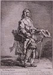 "The Walking Stationer", Cries of London, 1760