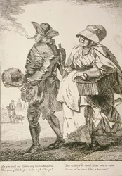Kaksi lusikan myyjää, Cries of London, 1760