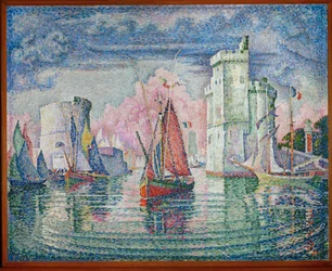 Port de La Rochelle (maalaus kankaalle)