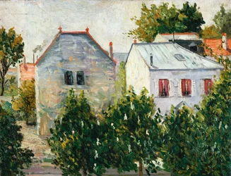 Esikaupunkipuutarha Asnièresissa, 1883