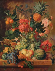 Hedelmiä ja kukkia, 1789, 1938