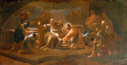 Jalkojen pesu Paul Troger (1698-1762)