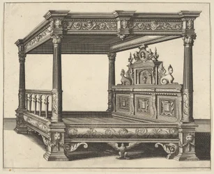 Katossänky Verscheyden Schrynwerckiltä ... [Useita puusepäntöjä ...], 1658.