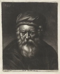 Portree van Thomas Parr Vanha Parr: aeta 152 (otsikko esineessä)
