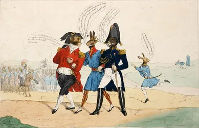 Välittömät suojelijat, vuoden 1831 jälkeen (litho)
