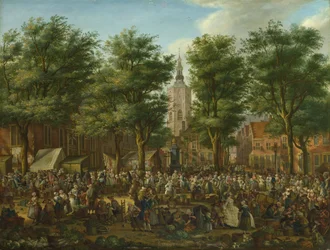 Grote Markt Haagissa, 1760
