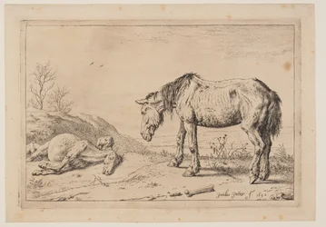 Kulunut hevonen, (La Mazette), sarjasta Hevoset (Series of Horses).