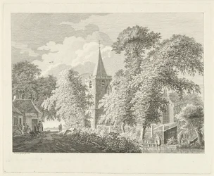 Kylänäkymä Maartensdijkissä, 1753