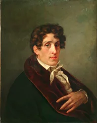 Taiteilijan muotokuva kreivi Fjodor Petrovitš Tolstoi 1783-1873, 1809