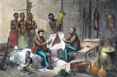 Livingstone ja Stanley saivat sanomalehtiä Keski-Afrikassa, 1871-1873