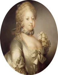 Caroline Matilda Iso-Britanniasta 1751-1775, Tanskan kuningatar, noin 1767.