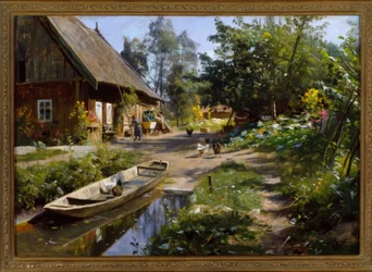 Sonniger Tag auf dem Lande