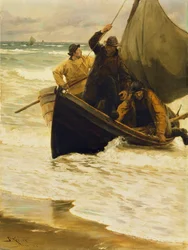 Kotiin palaava kalastaja, Skagen, 1885