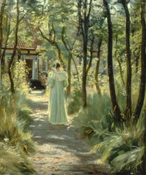 Marie puutarhassa