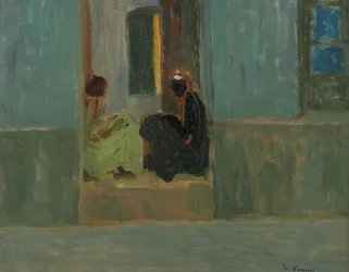 Mustia naisia ovella eli mustia naisia eteisessä