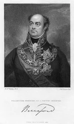 William Beresford, ensimmäinen varakreivi Beresford, brittiläinen sotilas ja poliitikko, 1830.