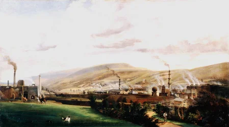 Paisatge industrial, Gal·les, finlandès del segle XIX