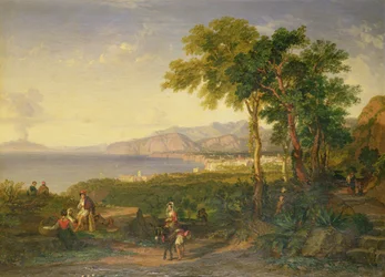 Salernon lahti, n. 1820-1830 (öljy kankaalle)
