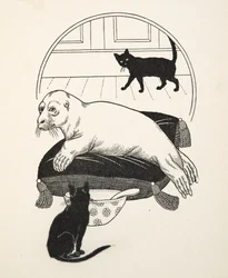 A Domesticated Seal, julkaisusta Sata anekdoottia eläimistä, pub. 1924