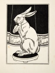 Kesyjä Jänikset, sarjasta A Hundred Anekdootes of Animals, pub. 1924