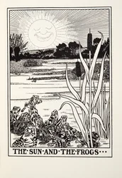 Aurinko ja sammakot, Fontainen taruista, pub. 1905
