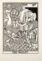 Lompakko, teoksesta Fontaine Fables, pub. 1905