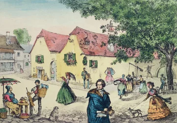 Heiligenstadt Testament House Wienissä, jossa Beethoven asui yrittääkseen parantaa kuurouttaan