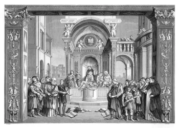 Pyhän Tuomas Akvinolaisen voitto harhaoppisista, 1489-1491 1870.