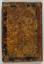 Alkuperäinen sidos S1986.44.1, mahdollisesti Tabriz, Iran, Safavid-kausi, 1549-50 (läpinäkymätön akvarelli ja lakka)