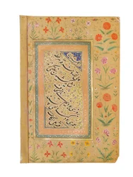 Verso muotokuvasta Mughal-prinssistä, luultavasti Shah Shujasta, n. 1645-50
