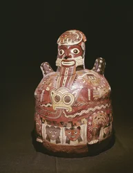 Keramiikkaastia jumalanhahmosta, Nazca Culture (keraaminen)
