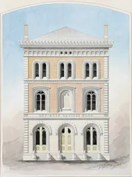 Dry Dock Savings Bank, New York City, New York, Kilpailu Piirustuspiirustus
