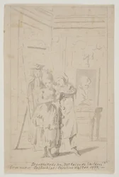 Pierrot ja Colombine elokuvassa "The Talking Painting"