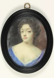 Rouva nimeltä Mrs Hillesley (akvarelli vellum)