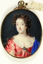 Diana Kirke, Oxfordin kreivitär (akvarelli vellum)