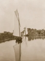 Horningin kylä, noin 1886