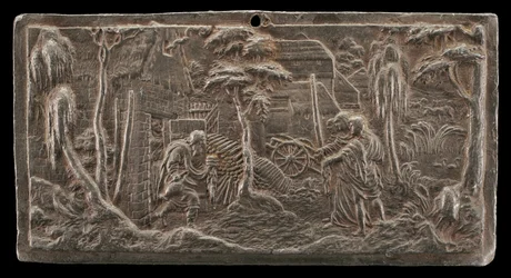 Abraham toivottaa tervetulleeksi kolme enkeliä, n. 15251535.