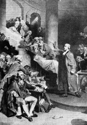 Patrick Henry 1736-1799, amerikkalainen vallankumouksellinen, 1775 1935.