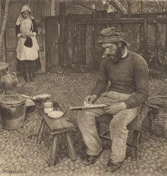 Kalastaja kotona