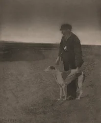 Salametsästäjä-Jänis näkymässä,1888 (kuva)