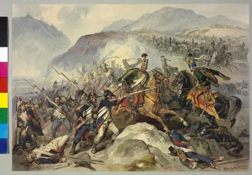 Tarviksen taistelu 1797 (akvarelli)